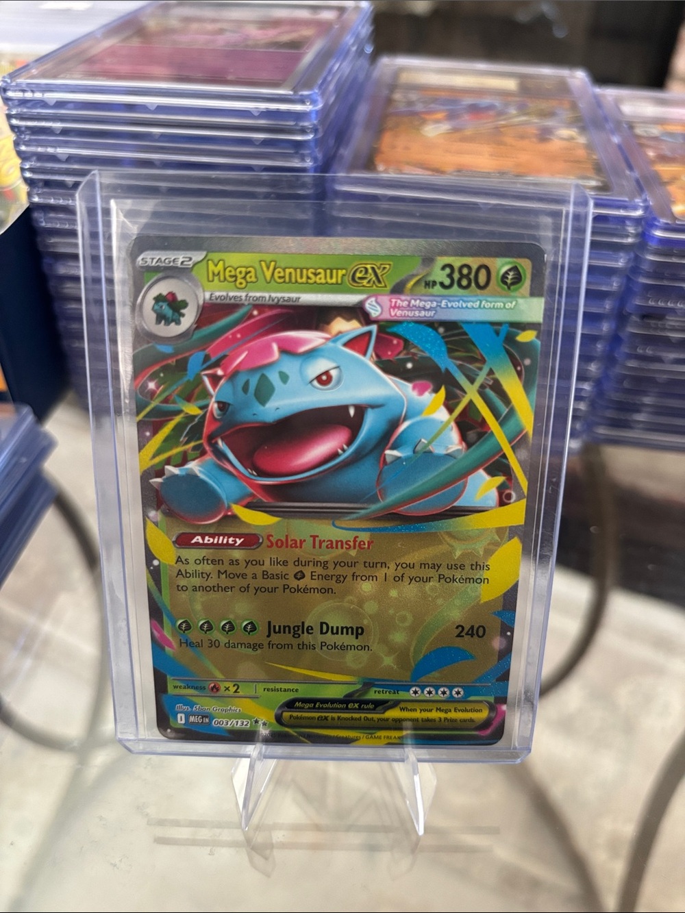 Mega Venusaur EX Double Rare Holo Pokemon Mega Evolutions Base Set 003/132